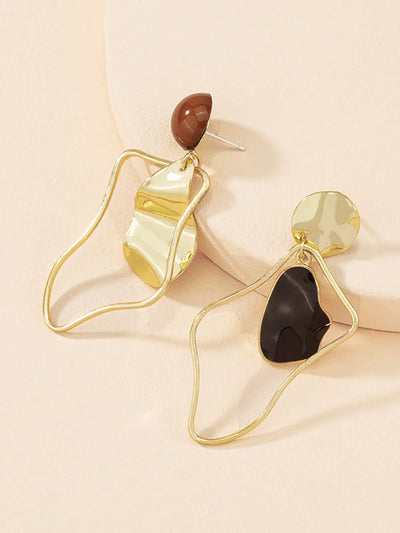 Retro Fashion Irregular Stud Drop Earrings